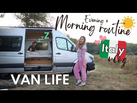 random Evening & Morning in VAN LIFE 🚐 🇮🇹🌞 Europe travel vlog, ITALY, Calabria. [Video]