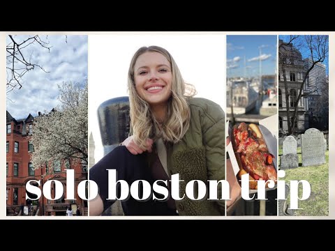 VLOG: A Solo Travel Trip to Boston! (First Trip Post-Divorce, Eating in Boston Gluten-Free) [Video]