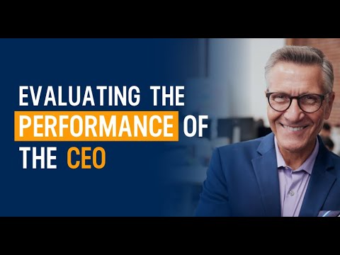 Evaluating the performance of the CEO | Nonprofit Board Governance [Video]