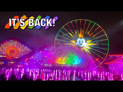World Of Color Returns To Disney California Adventure Park! Cast Member Preview | Full Show 2022 [Video]