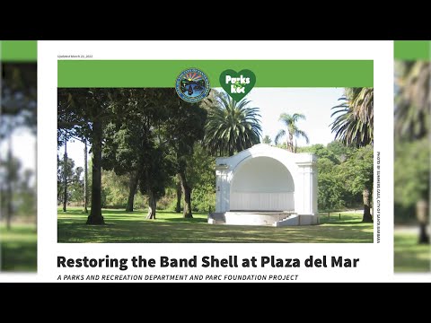 Fundraising drive underway for historice band shell renovation at Plaza del Mar in Santa … [Video]