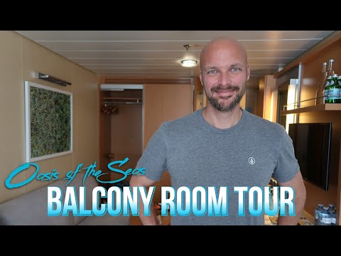 Royal Caribbean Cruise Oasis of the Seas BALCONY Room 9584 TOUR [Video]