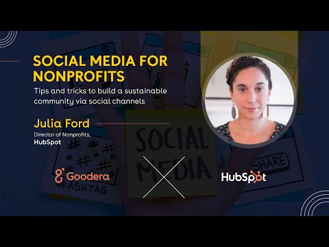 Social Media for Nonprofits – Goodera X HubSpot [Video]
