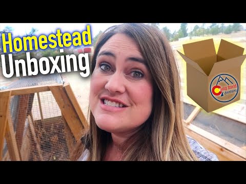 HOMESTEAD UNBOXING! A special package arrives! EXPANDING our homestead! [Video]