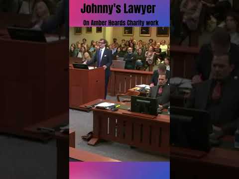 Johnny’s Lawyer roasts Amber over charity donation! [Video]