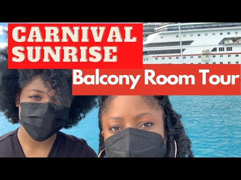 Carnival Sunrise Balcony Room Tour [Video]
