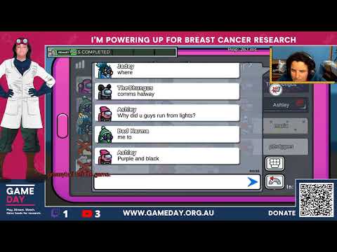 Allison’s Random Live Streams – Fundraising for the Breast Cancer Foundation [Video]