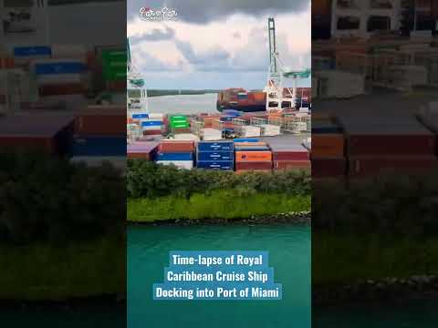 Royal Caribbean Cruise Ship Docking into Port of Miami – Timelapse May 2022 [Video]