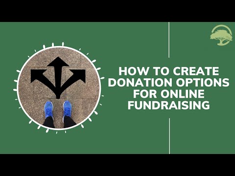 How to Create Donation Options for Online Fundraising [Video]