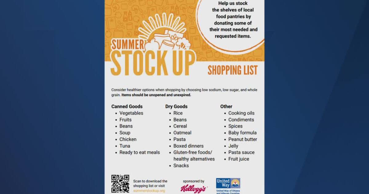 United Way of Ottawa County’s Summer Stock Up [Video]