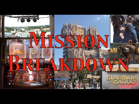 Disney California Adventure| Guardians Of The Galaxy| Mission Breakout| Ride Breaks Down [Video]