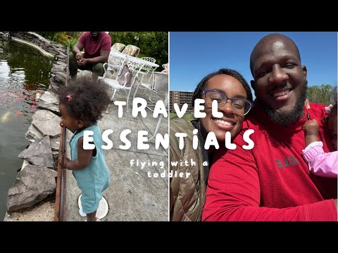 TRAVEL WITH A BABY|| Pack with me|| Flying with a one year old|| Deonna & Kwame [Video]