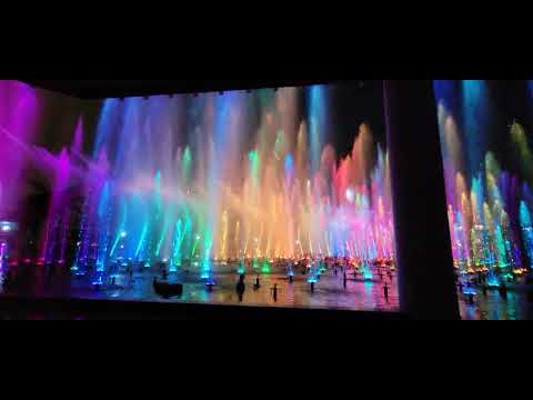 World Of Color From The Lamplight Lounge At Disney California Adventure Park Part 1. [Video]