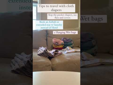 Traveling with a baby | Cloth Diapers | Family Travel tips for Ecofriendly [Video]