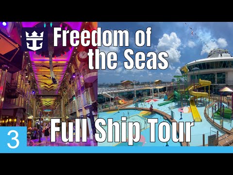 Royal Caribbean’s Freedom of the Seas Vlog 3 l Full Ship Tour with Spacious Verandah Room [Video]