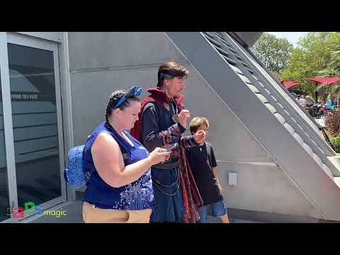 Doctor Strange Magic Tricks in Avengers Campus at Disney California Adventure [Video]
