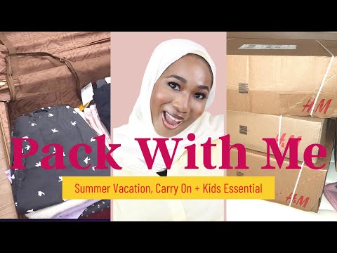 Pack With Me For Vacation : Family Travel Haul + Travel Essentials | AADO LIFESTYLE [Video]