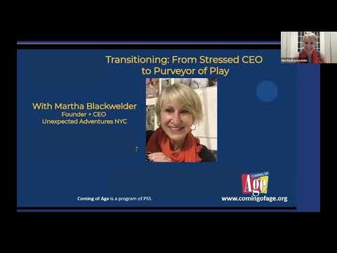 Transitioning: From Stressed CEO to Purveyor of Play [Video]
