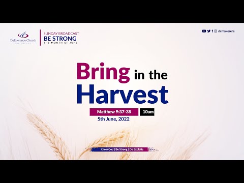 Be Strong, Bring in the Harvest by Pr. Jackson Kayiira (Sunday Service Live stream 05.06.2022) [Video]