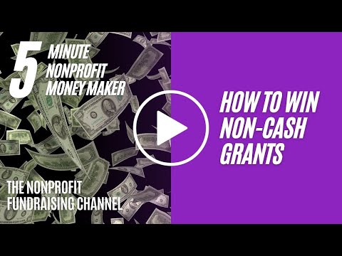 How to Get Non-Cash Business Donations – The Nonprofit Fundraising Channel [Video]