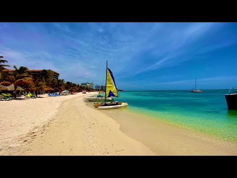 This is how Palm Beach looks like in 2 hours time lapse | HD Time lapse #shortvideo #travel #aruba