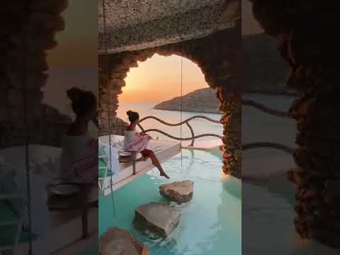 A slice of the Maldives in Greece  #shorts #shortvideo #travel [Video]