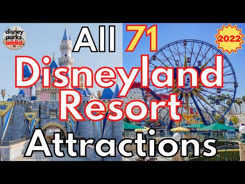 Disneyland Resort ATTRACTION GUIDE – Disneyland + California Adventure – Rides & Shows – 2022 [Video]