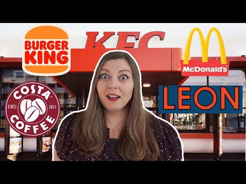 Eating BRITISH Fast Food for 24 Hours (Americans Try British Food) [Video]