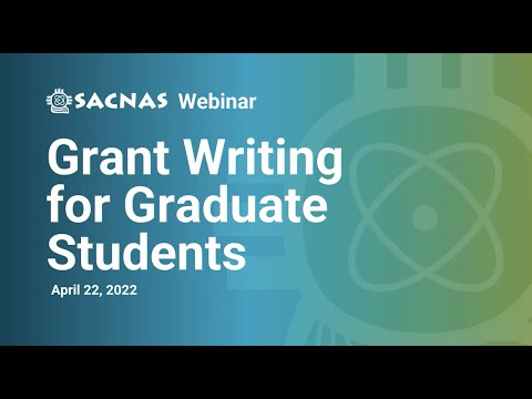 Grant Writing for Graduate Students [Video]