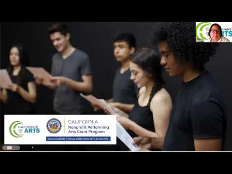 CA Nonprofit Performing Arts Grant Program [Video]