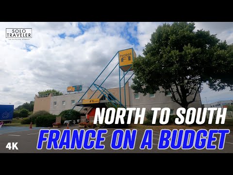 CALAIS TO BORDEAUX ON A BUDGET | CHEAPER HOTELS IN FRANCE [Video]