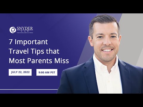 7 Important Travel Tips that Most Parents Miss [Video]