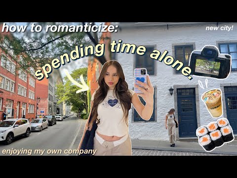 GOING ON A TRIP BY MYSELF… spending time alone, exploring a new city, & enjoying my own company ♡ [Video]