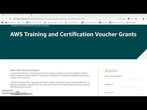 [Breaking News] Check Out AWS Training And Certification Voucher Exam Grants [Video]