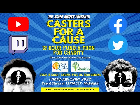 Info on our Casters for a Cause 12 Hour Fund-A-Thon Charity Event is coming this Friday [Video]