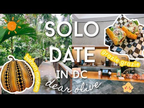solo date in dc 💆🏻‍♀️ – museum, botanical gardens, wharf dc, things to do in dc, travel vlog [Video]