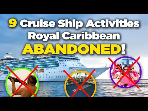 9 cruise ship activities Royal Caribbean ABANDONED [Video]