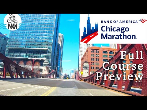 2022 Chicago Marathon Full Course Preview, Drive Along [Video]