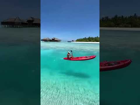 Holiday goals, kayaking in the Maldives 🇲🇻🛶 [Video]