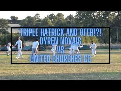 TRIPLE HATRICK AND 8FER?!?! |Dyren Novais vs United Churches CC [Video]