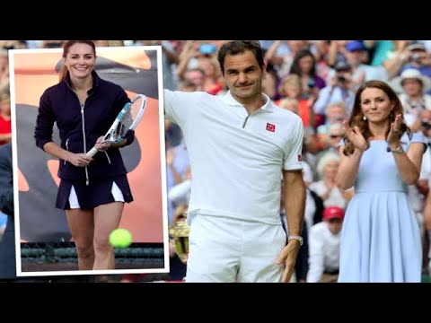 Kate Middleton will take on Tennis Legend Roger Federer @ Secret Location to Raise Money for Charity [Video]