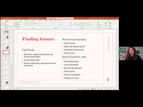 Grant Writing 101 playback [Video]