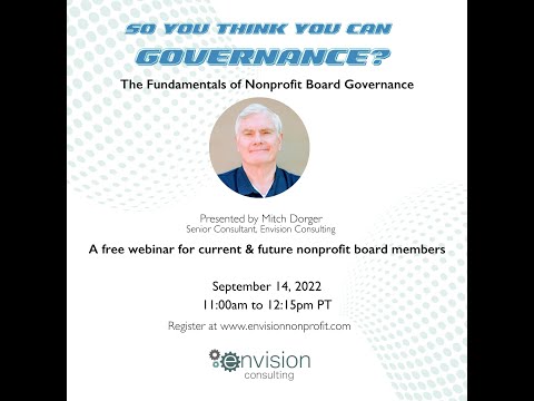 The Fundamentals of Nonprofit Governance [Video]