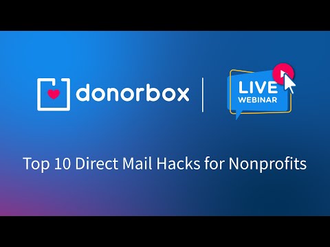 Top 10 Direct Mail Hacks for Nonprofits | Joe Leach | AppealMaker [Video]