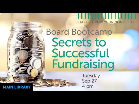 Secrets to Successful Fundraising [Video]