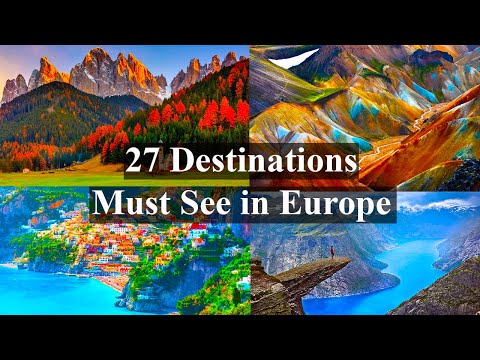 27 Most Scenic Destinations To Travel In Europe [Video]