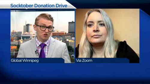 Group looks to gather sock donations for Winnipeggers [Video]