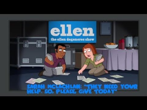 Charitable Organization that Helps Abused & Terrified Employees of Ellen DeGeneres  –  Family Guy [Video]