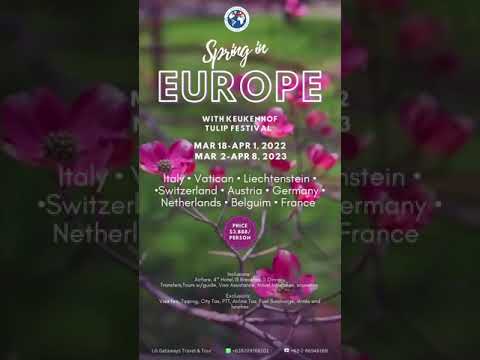Spring in Europe Travel Promotion [Video]