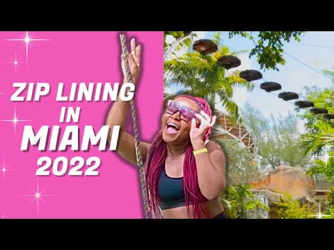 Miami Zip Line at Jungle Island Miami 2022 | Places to visit in Miami 2022 [Video]